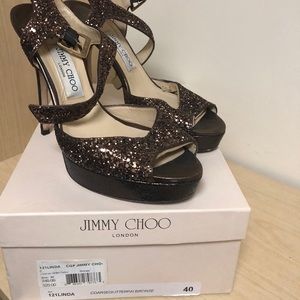 Jimmy Choo Linda Pumps in Bronze